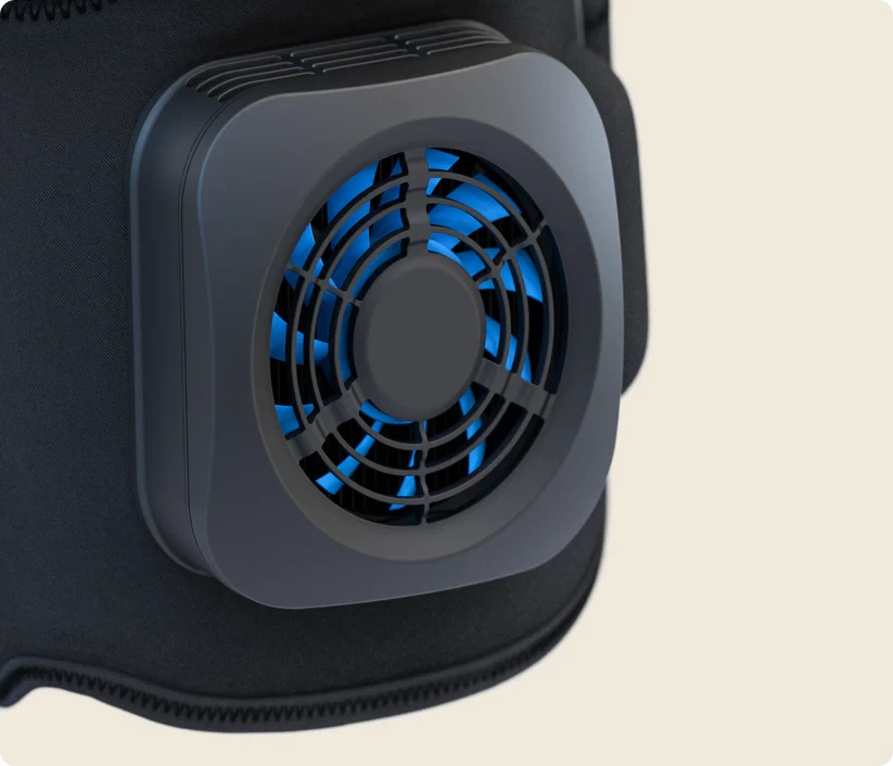 Therabody RecoveryTherm Knee Wrap | Hot & Cold Vibration Therapy