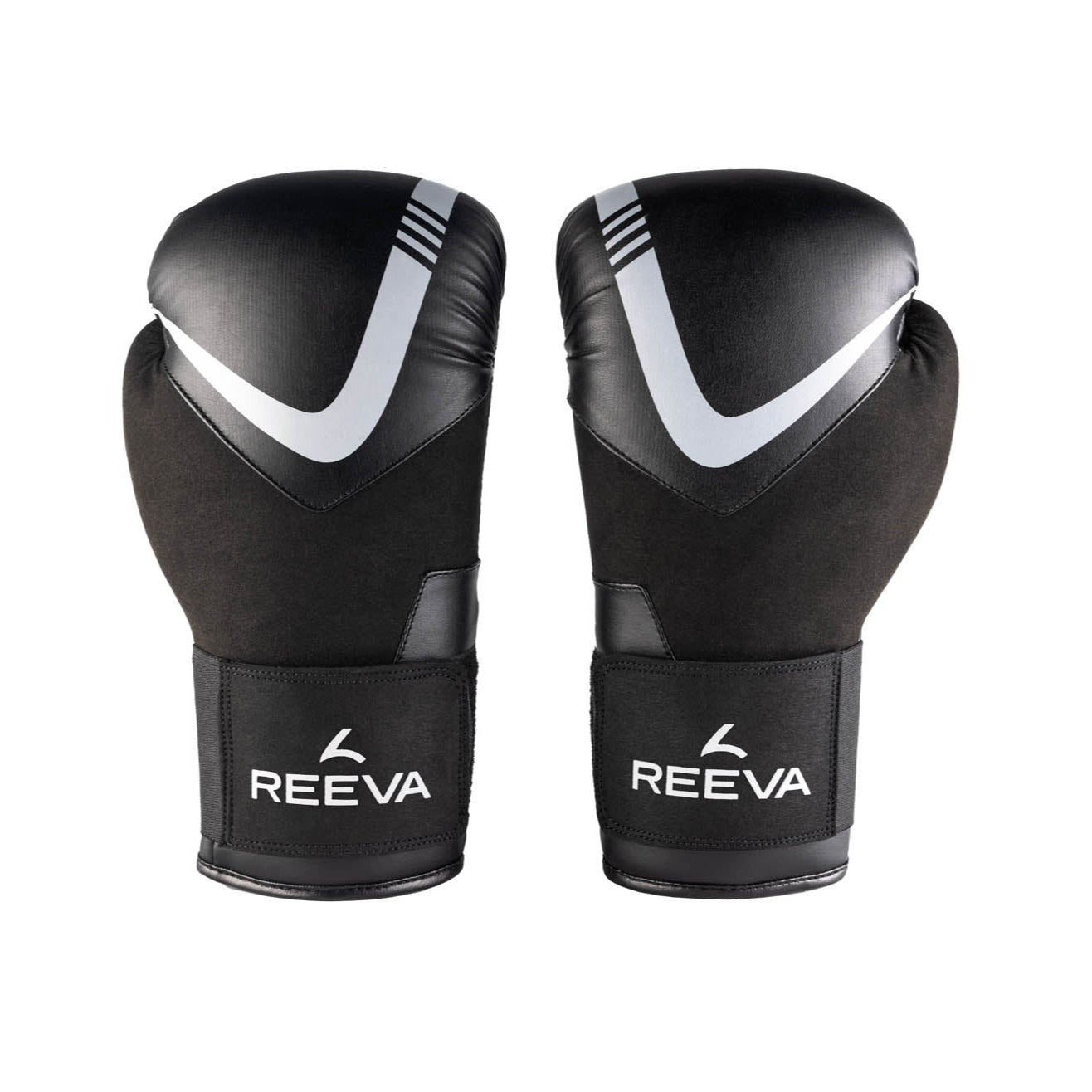 Reeva Boxing Gloves Leather, Silver