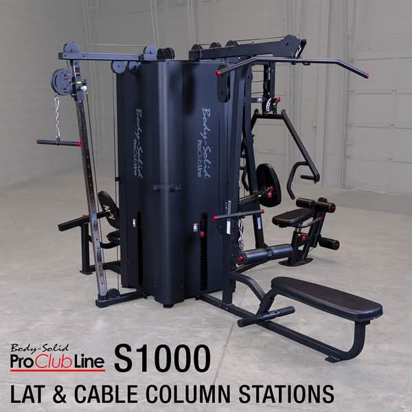 Body Solid Pro Clubline Four Stack Multi Gym, S1000