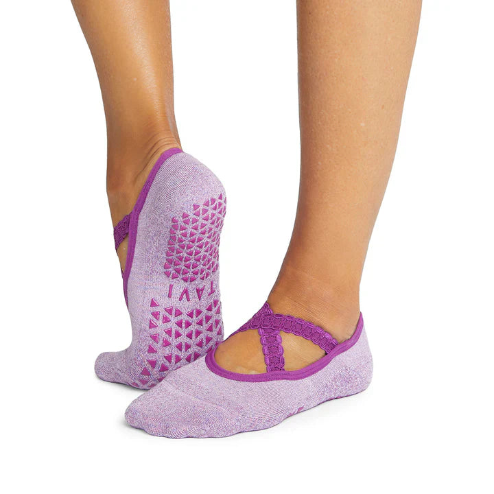 Tavi Chloe Grip Socks Lilac
