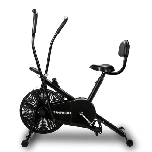 Sparnod Fitness, Dual Action Air Bike with Back Support, SAB-05