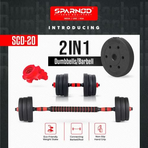 Sparnod Fitness Adjustable Dumbbells, SCD-20