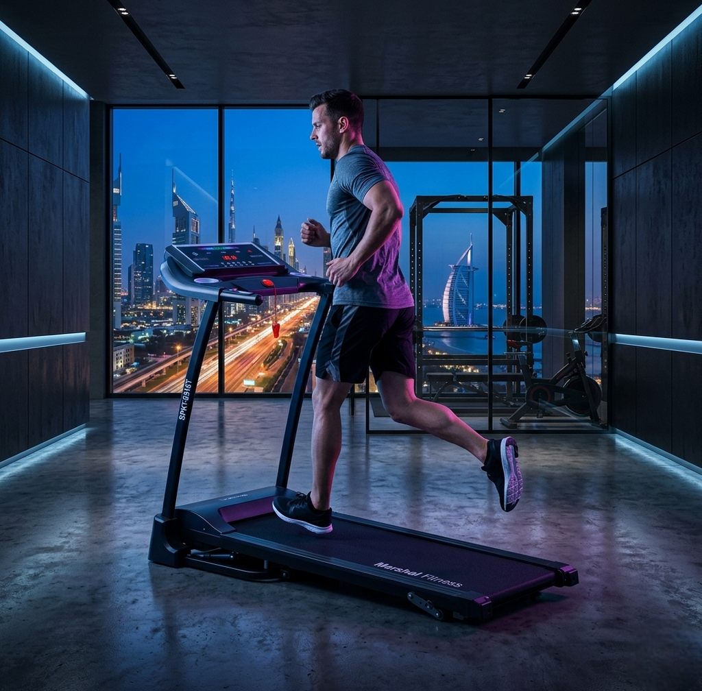 Marshal 3.5 HP Brushless Motor Foldable Treadmill