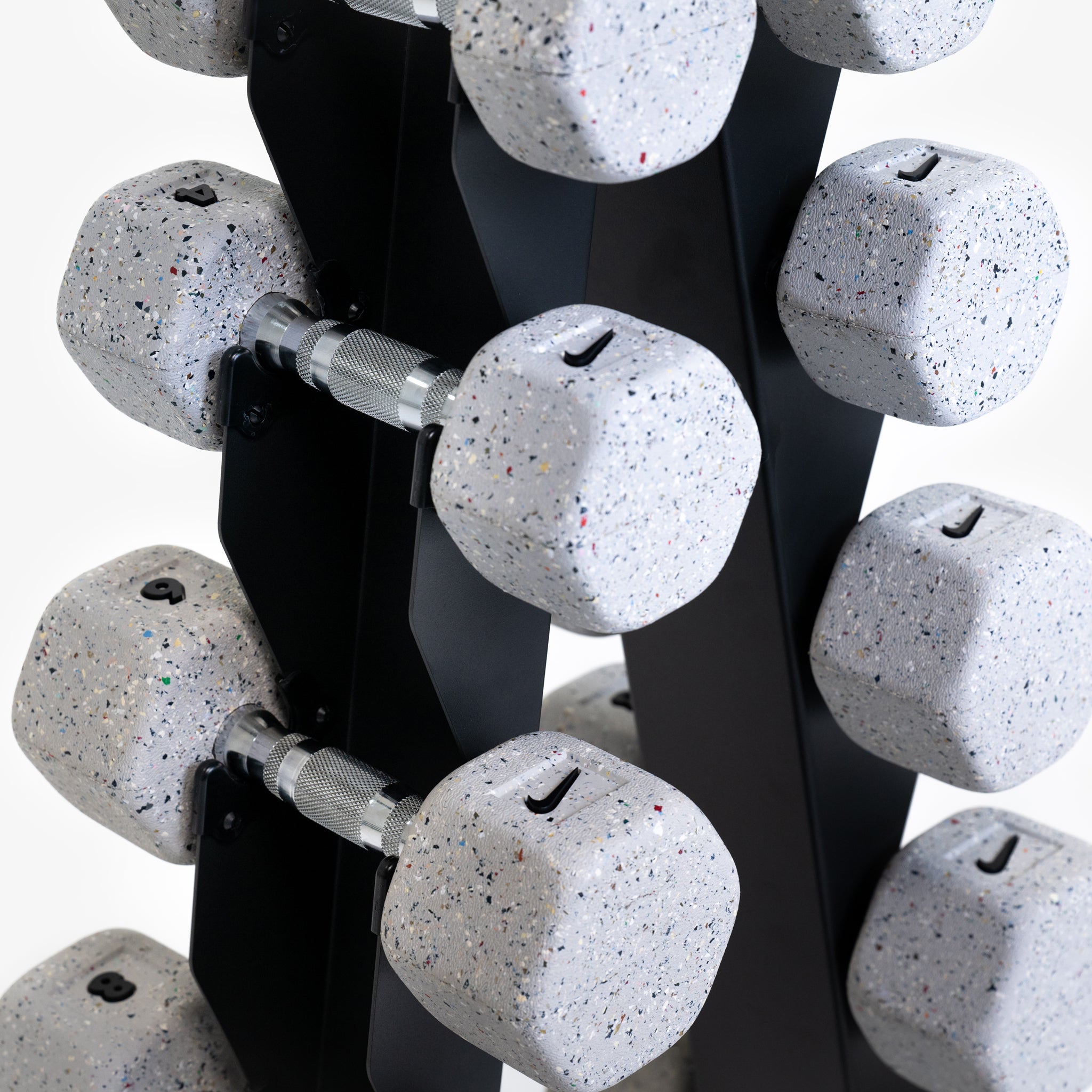 Nike Dumbbell Set 2–10 Kg (5 Pairs) with Space-Saving Vertical Rack