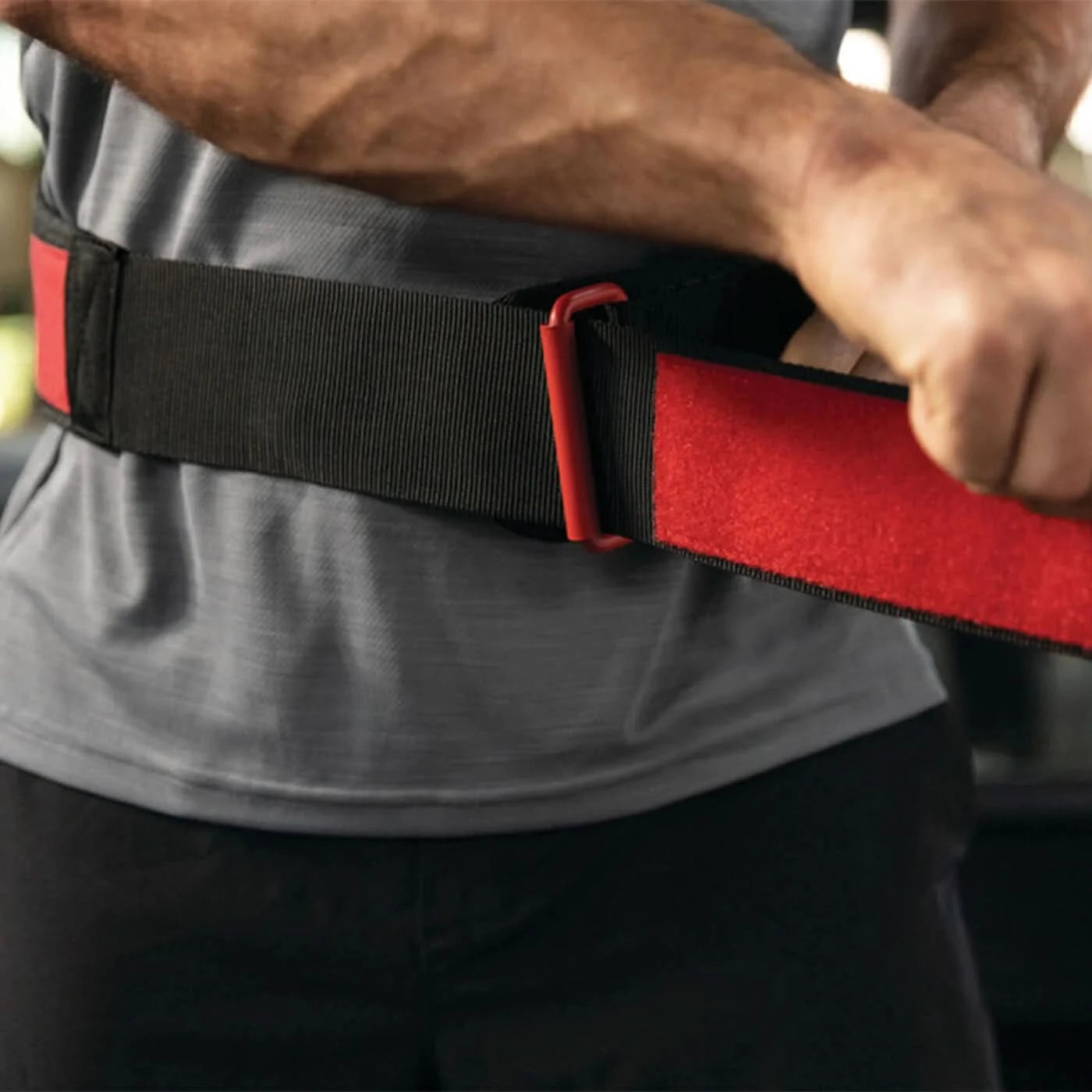 Harbinger HexCore Belt for Men – Red | Breathable Weightlifting Belt