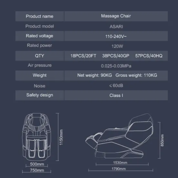 Zeitaku Asari 3D Massage Chair