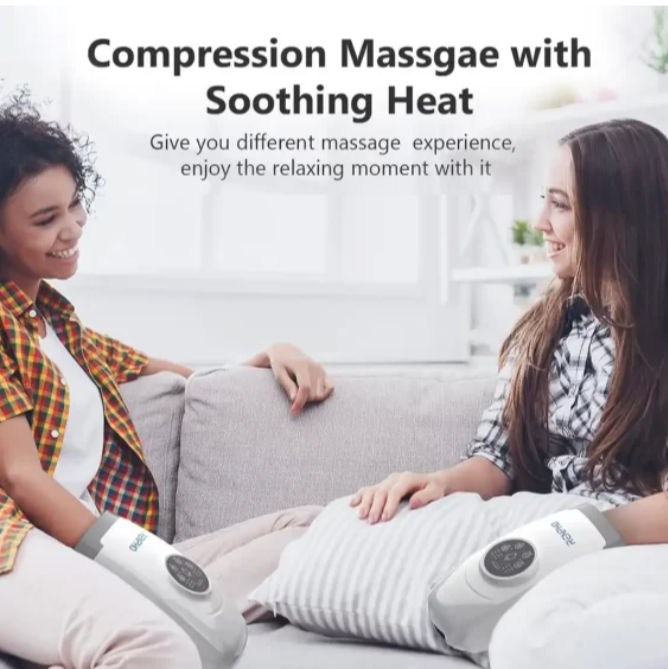 RENPHO Cordless Hand Massager Machine with 6 Levels of Massage and Intensity Compression for Palm Wrist Finger Numbness Fatigue Soreness Relief