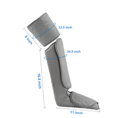 Renpho Leg Massager for Circulation and Relaxation, Calf Feet Thigh Massage with 6 Modes 4 Intensities