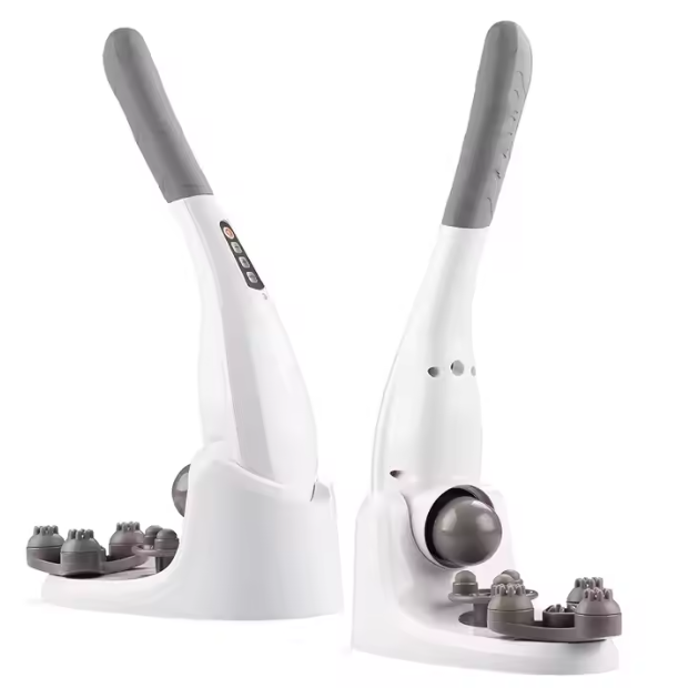 Renpho Rechargeable Hand Held Deep Tissue Massager for Muscles, Back, Foot, Neck, Shoulder, Leg, Calf Cordless Electric Percussion Body Massage White