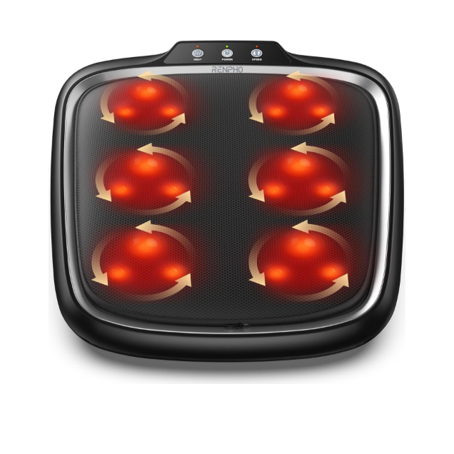 Renpho Foot Massager with Heat, Shiatsu Heated Electric Foot Massager
