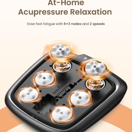 Renpho Foot Massager with Heat, Shiatsu Heated Electric Foot Massager