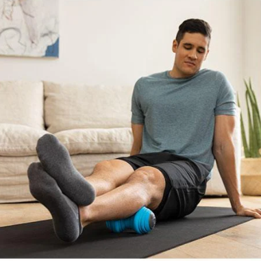 TriggerPoint CHARGE VIBE Three-Speed Ridged Vibrating Portable Foam Roller