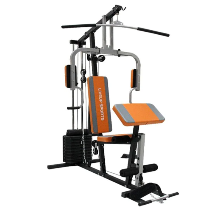 LiveUp Home Gym with 100 Lbs Weight Stack - LS1002