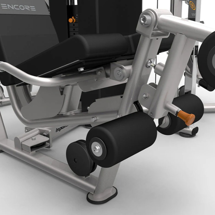 Impulse Fitness, 3 Station Gym Es3000+Es3000Opt Hi-Lo Opt 200 X 3, Silver & Black