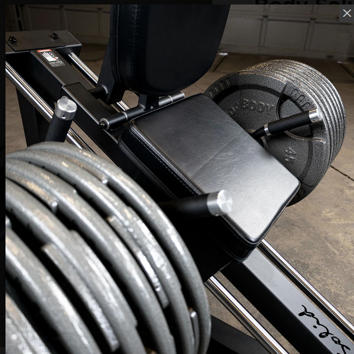 Body-Solid GCLP100 Compact Leg Press Machine | Home & Gym Lower Body Equipment