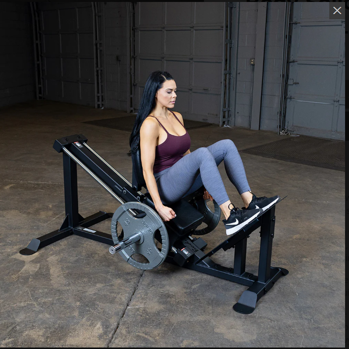 Body-Solid GCLP100 Compact Leg Press Machine | Home & Gym Lower Body Equipment