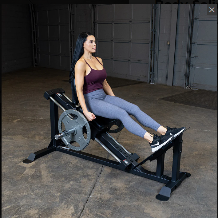 Body-Solid GCLP100 Compact Leg Press Machine | Home & Gym Lower Body Equipment