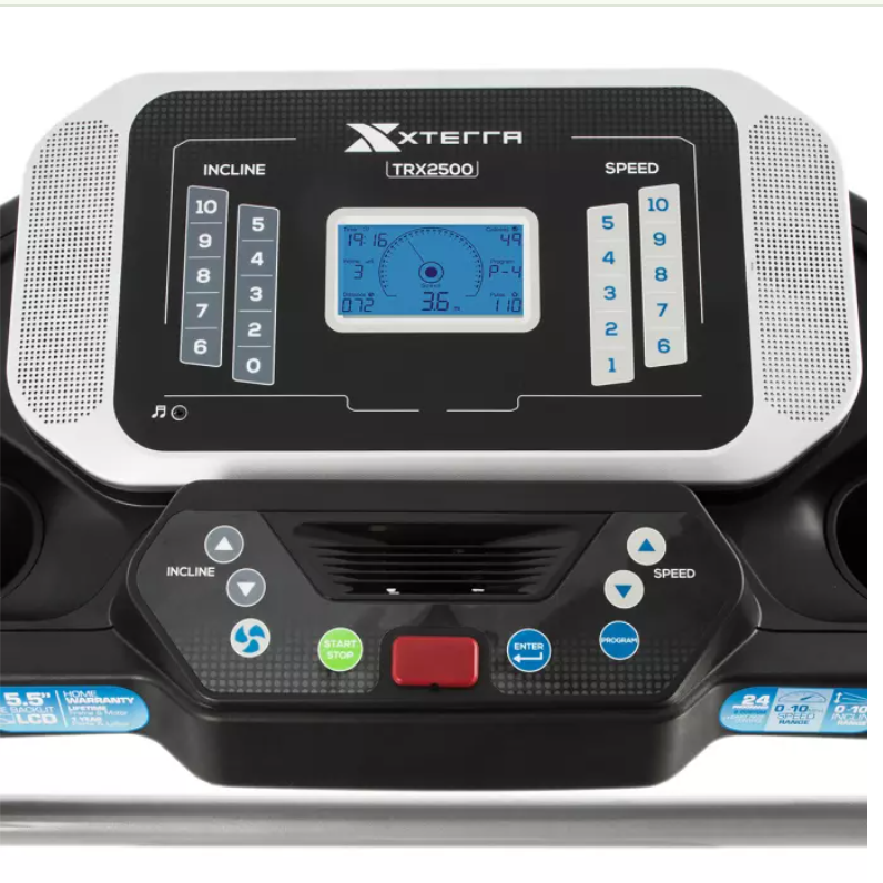 XTERRA Fitness TRX2500 Home Use Folding Treadmill