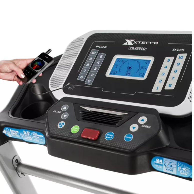 XTERRA Fitness TRX2500 Home Use Folding Treadmill