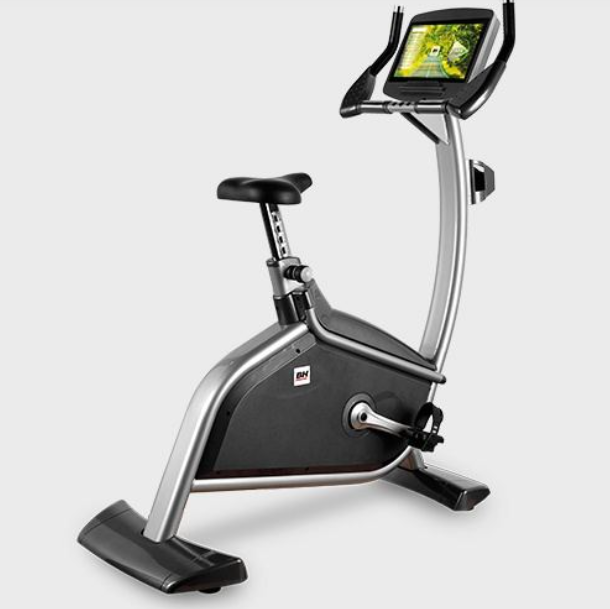 BH Fitness, Professional Upright Bike, SK8000, Silver & Black