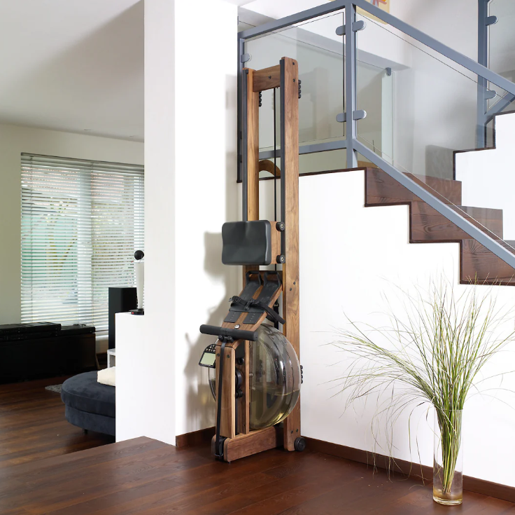 WaterRower Walnut Rowing Machine with S4 Monitor – Premium Wood Row Trainer