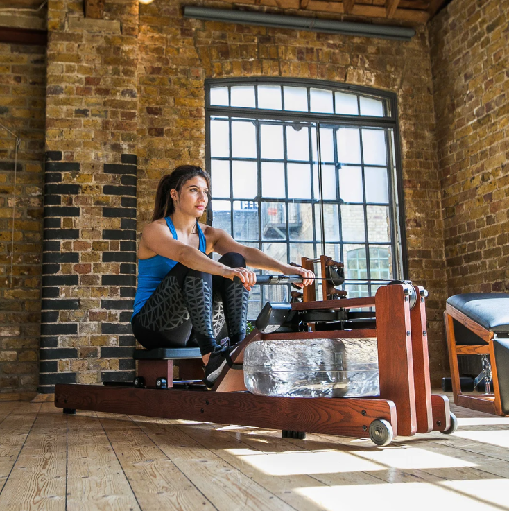 WaterRower Walnut Rowing Machine with S4 Monitor – Premium Wood Row Trainer