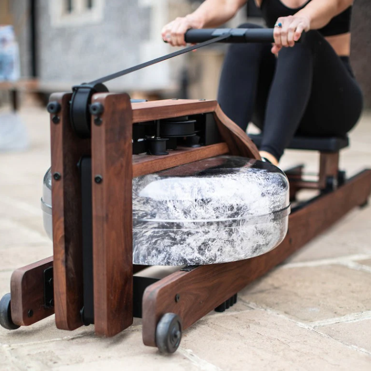 WaterRower Walnut Rowing Machine with S4 Monitor – Premium Wood Row Trainer