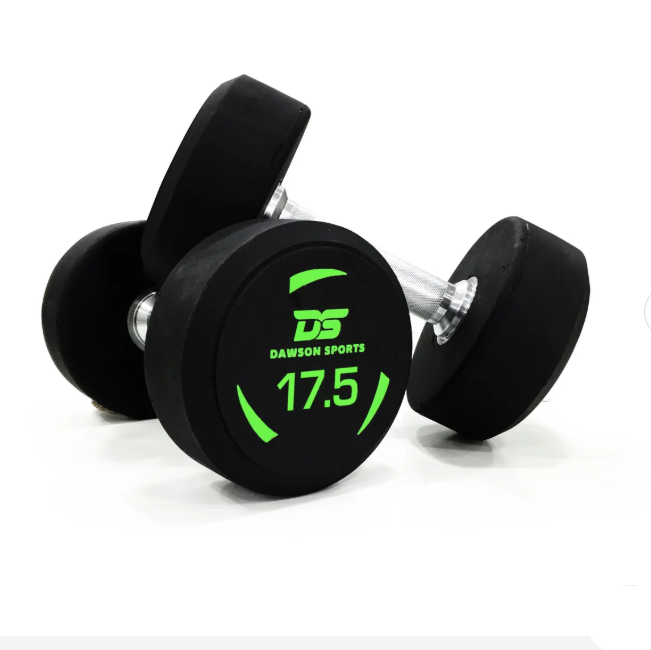 DS TPU Coated Dumbbells - 17.5kg