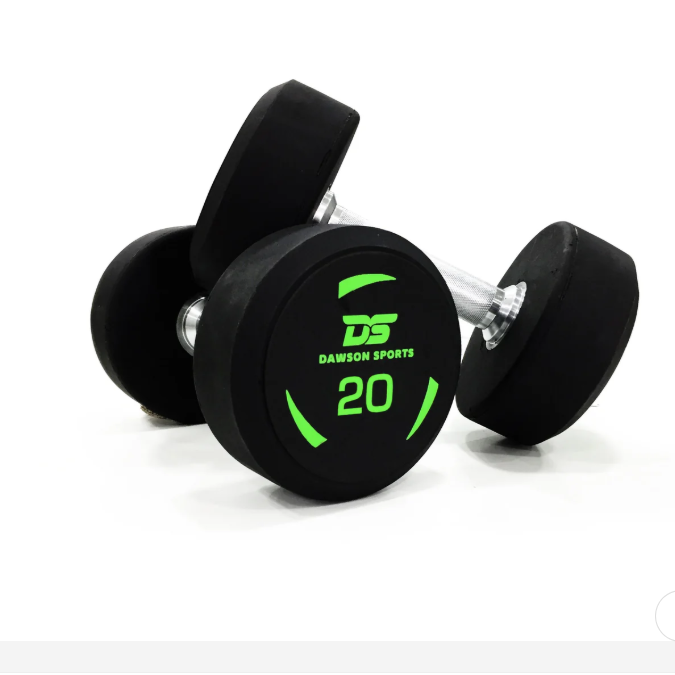 DS Rubber Dumbbells - 20kg