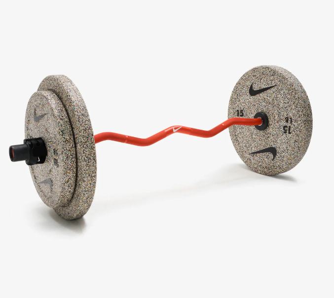 Nike 40 Kg Body Pump Set (Black or Grind Options) Shield EZ Curl - 10 KG Grind
