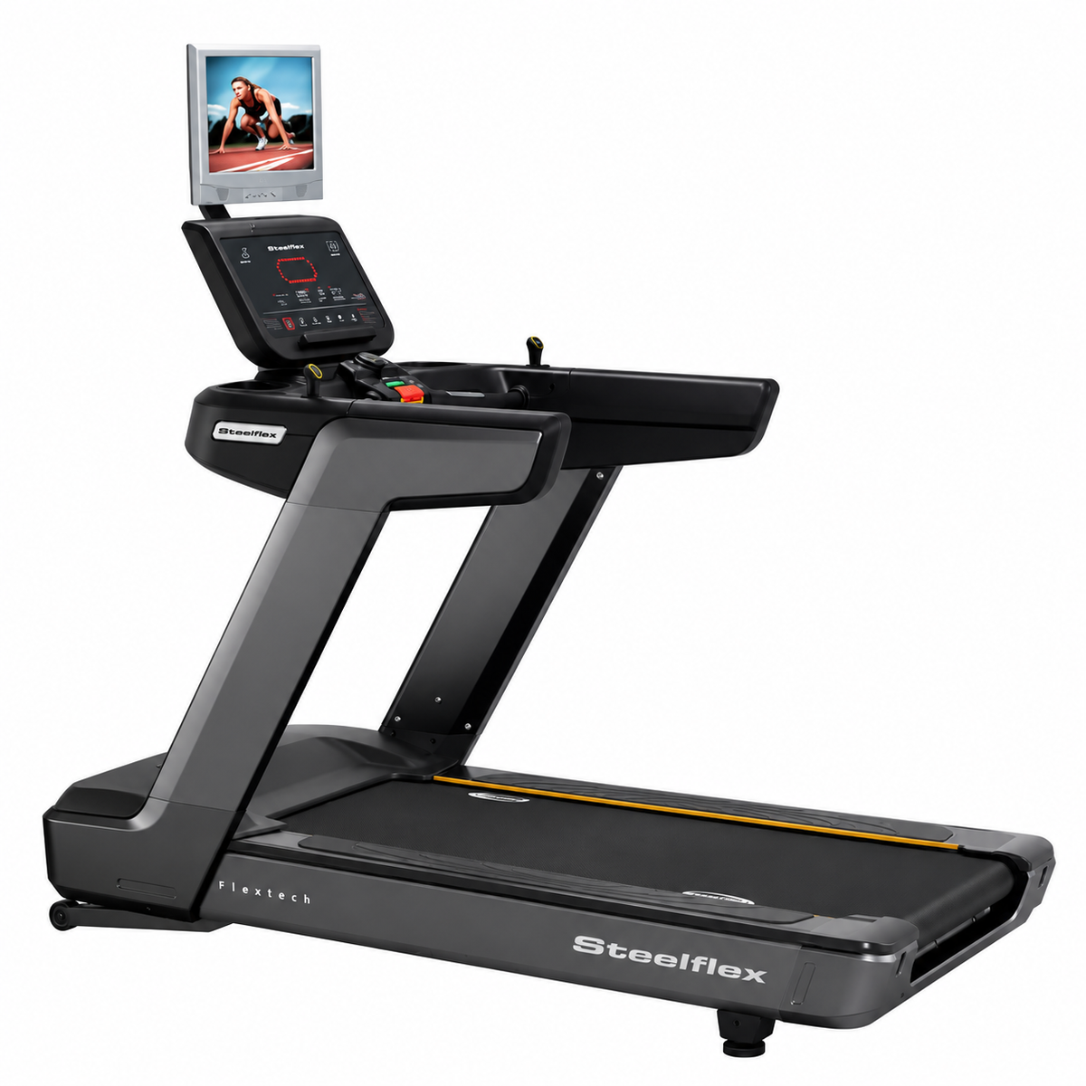 Steelflex Commercial Treadmill PT-20, 5.0 HP AC Motor