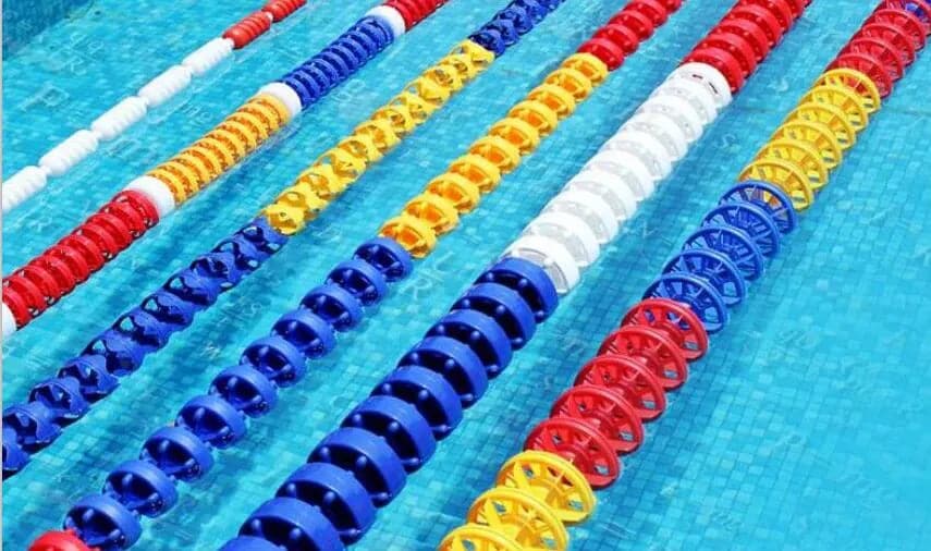 TA Competition Swimming Lane with Steel Cable (25 Mtr) - Athletix.ae