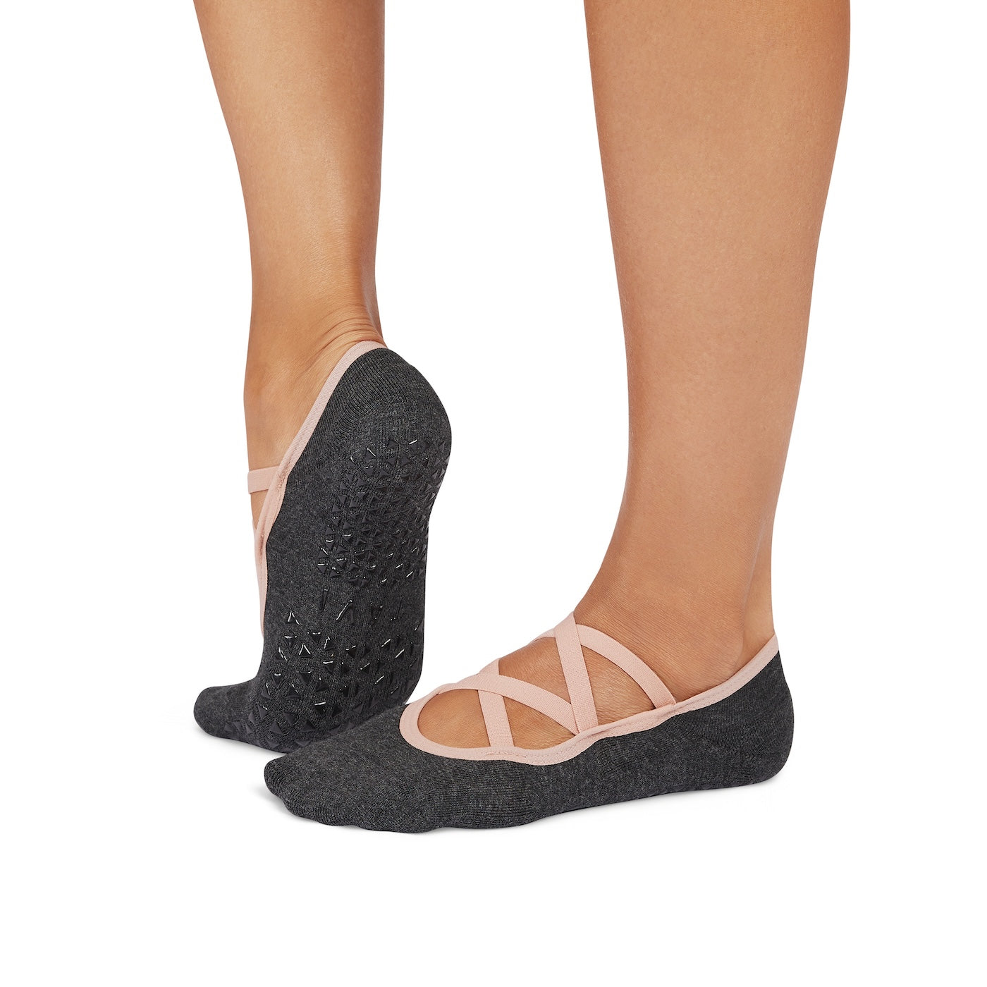 Tavi Luanna Grip Socks Petal Melange Stripe