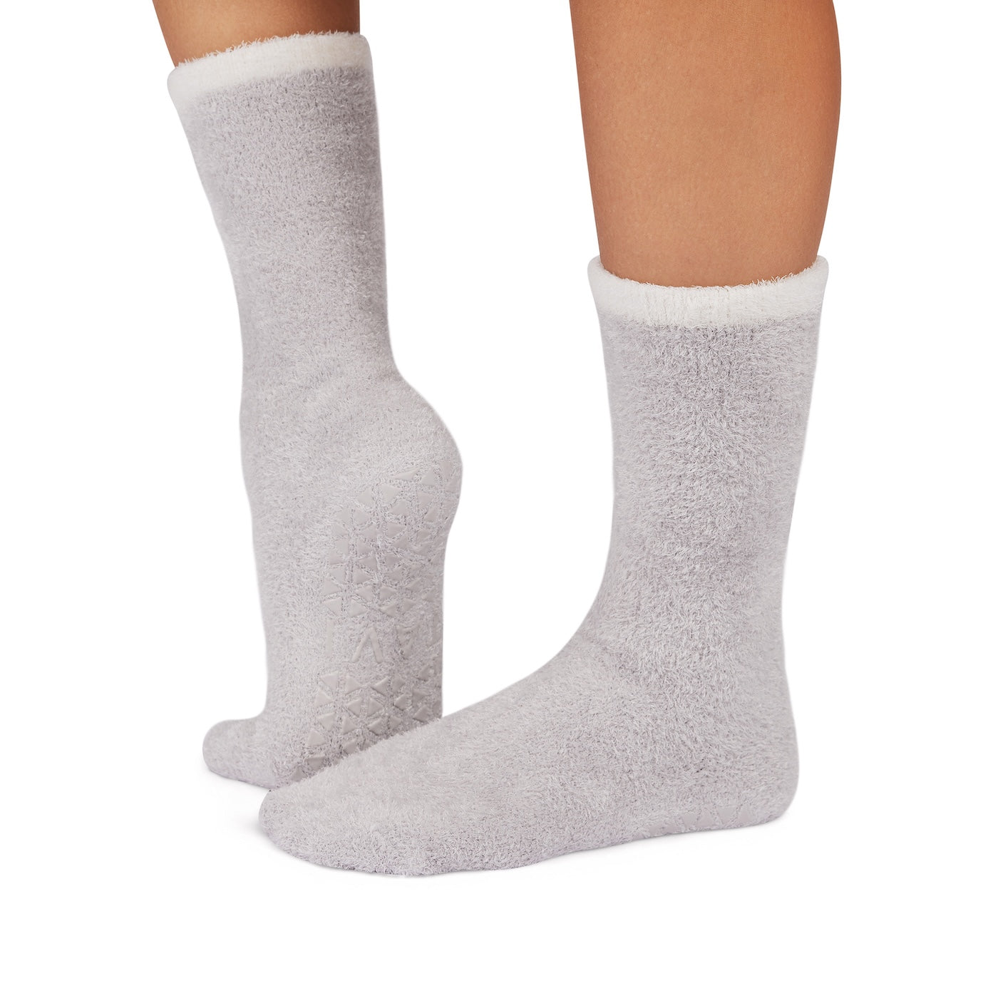 Tavi Lounge Grip Socks Soft Slate Small