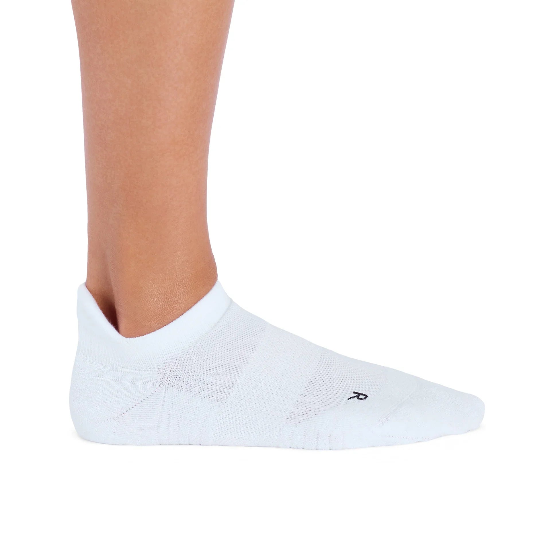 Tavi Sport Ankle Grip Socks White