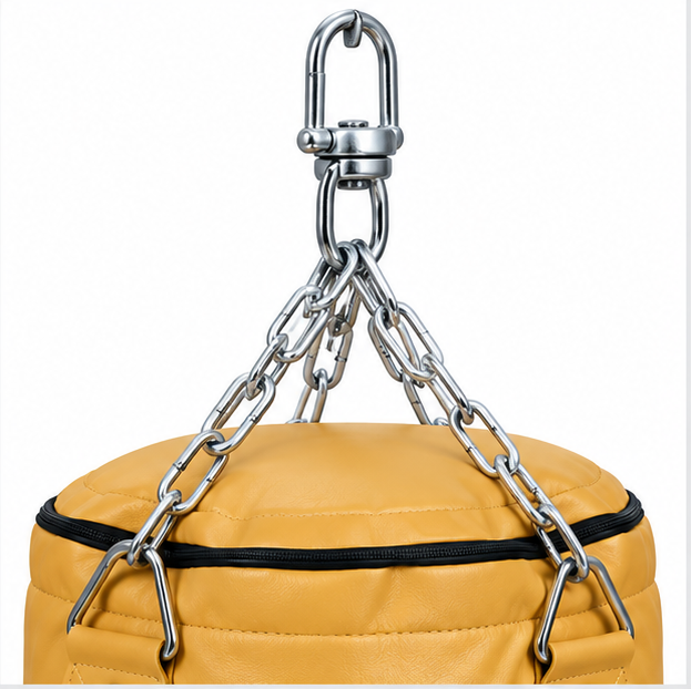 TA Sport Punching Bag 1.0 m with Top Swivel, Brown