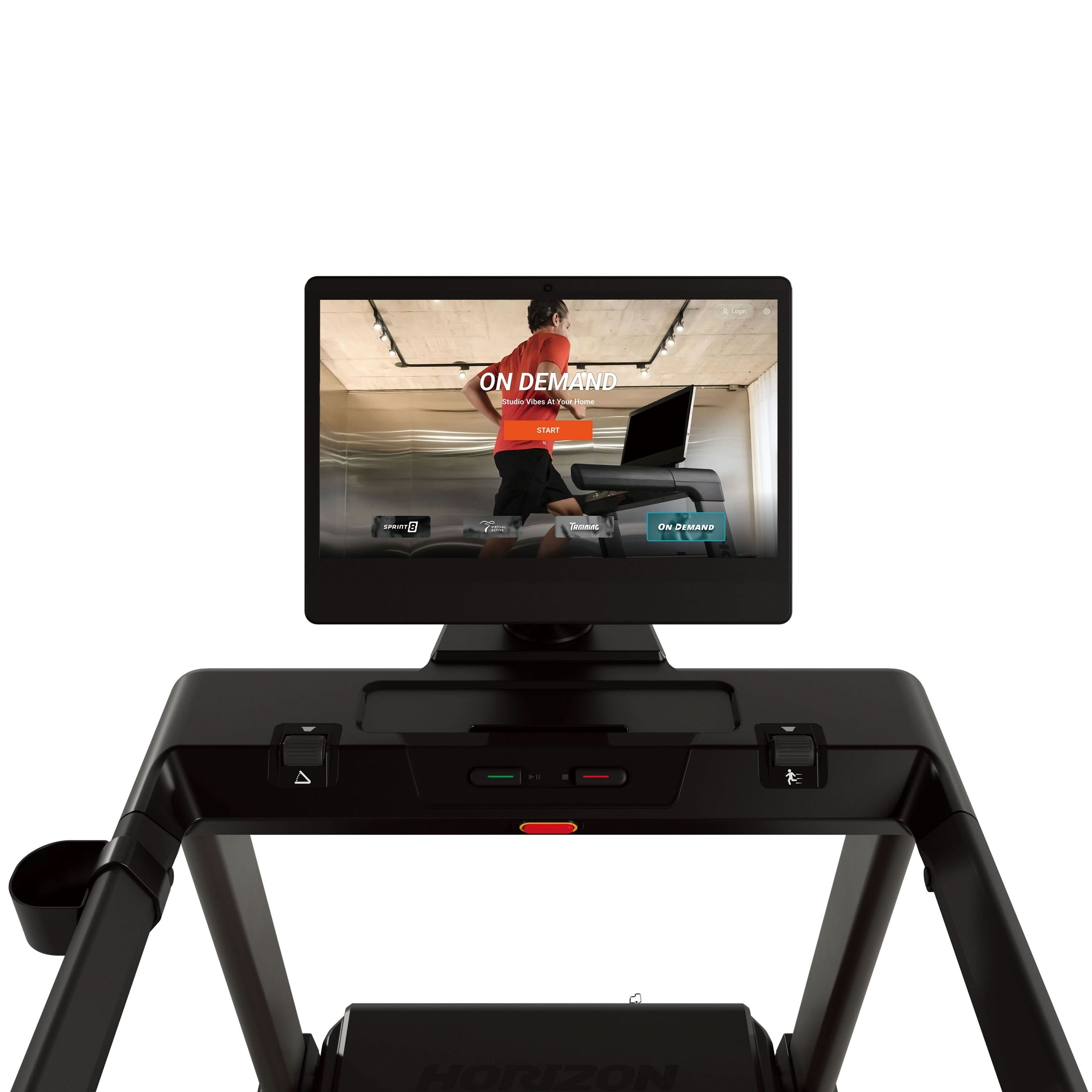 Horizon Fitness TREAD-XP Folding Treadmill with Sprint 8 HIIT