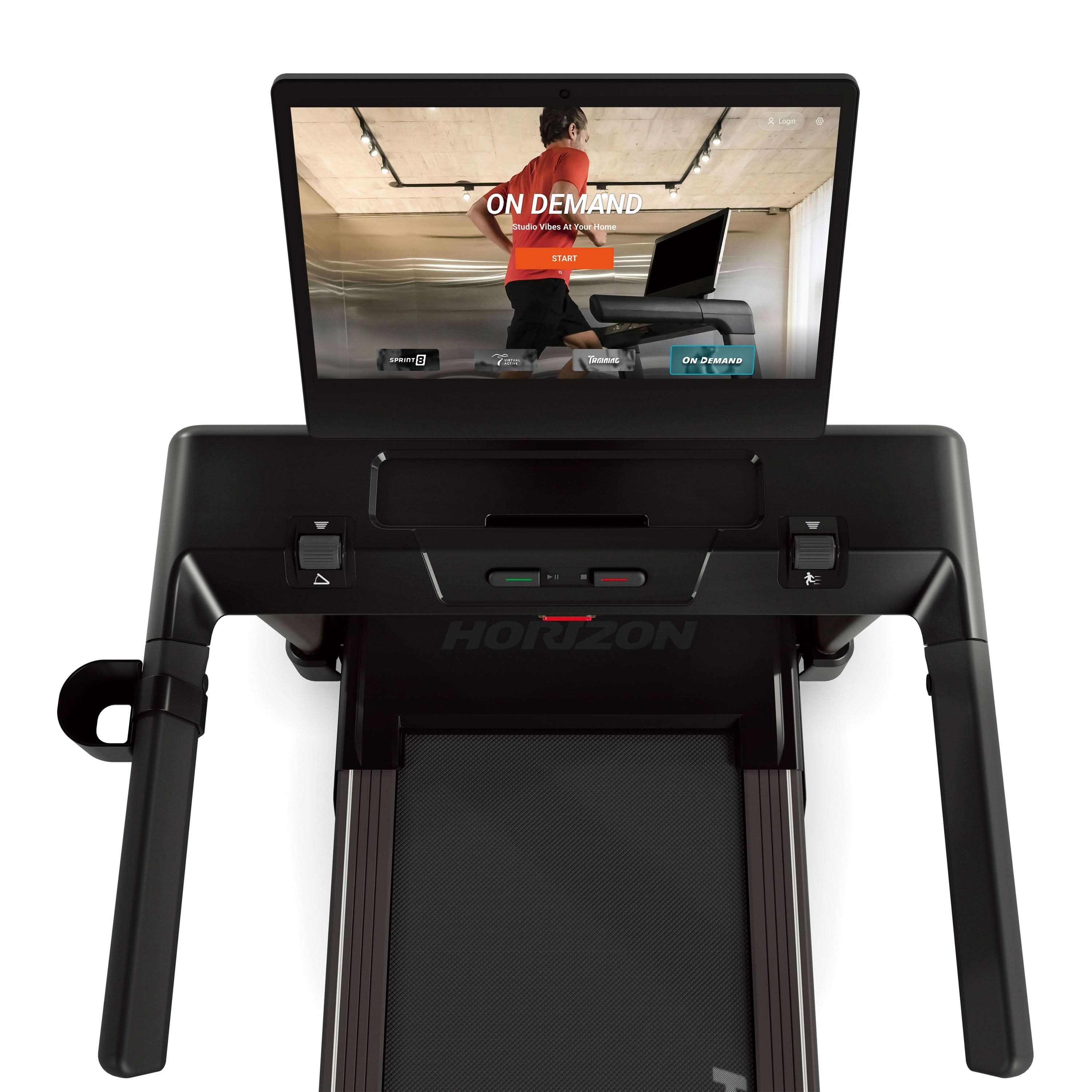 Horizon Fitness TREAD-XP Folding Treadmill with Sprint 8 HIIT