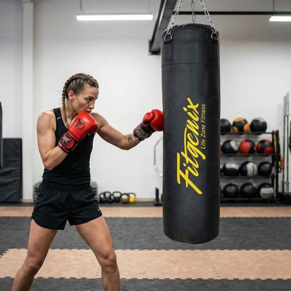 Fitgenix Heavy Punching Bag 50kg | 1.5m Boxing Punch Bag
