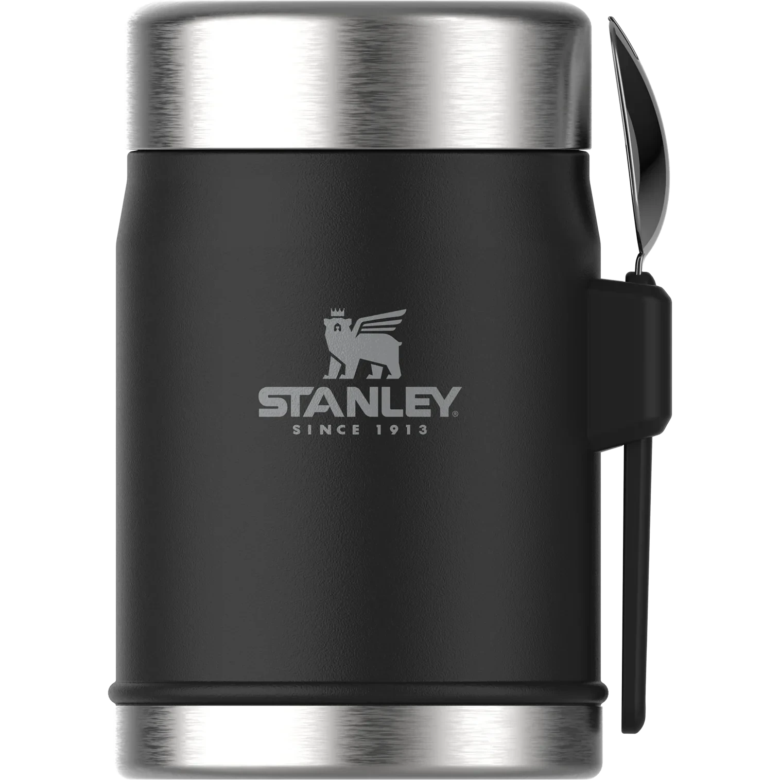 Stanley Classic Legendary Food Jar + Spork | 0.4L Matte Black
