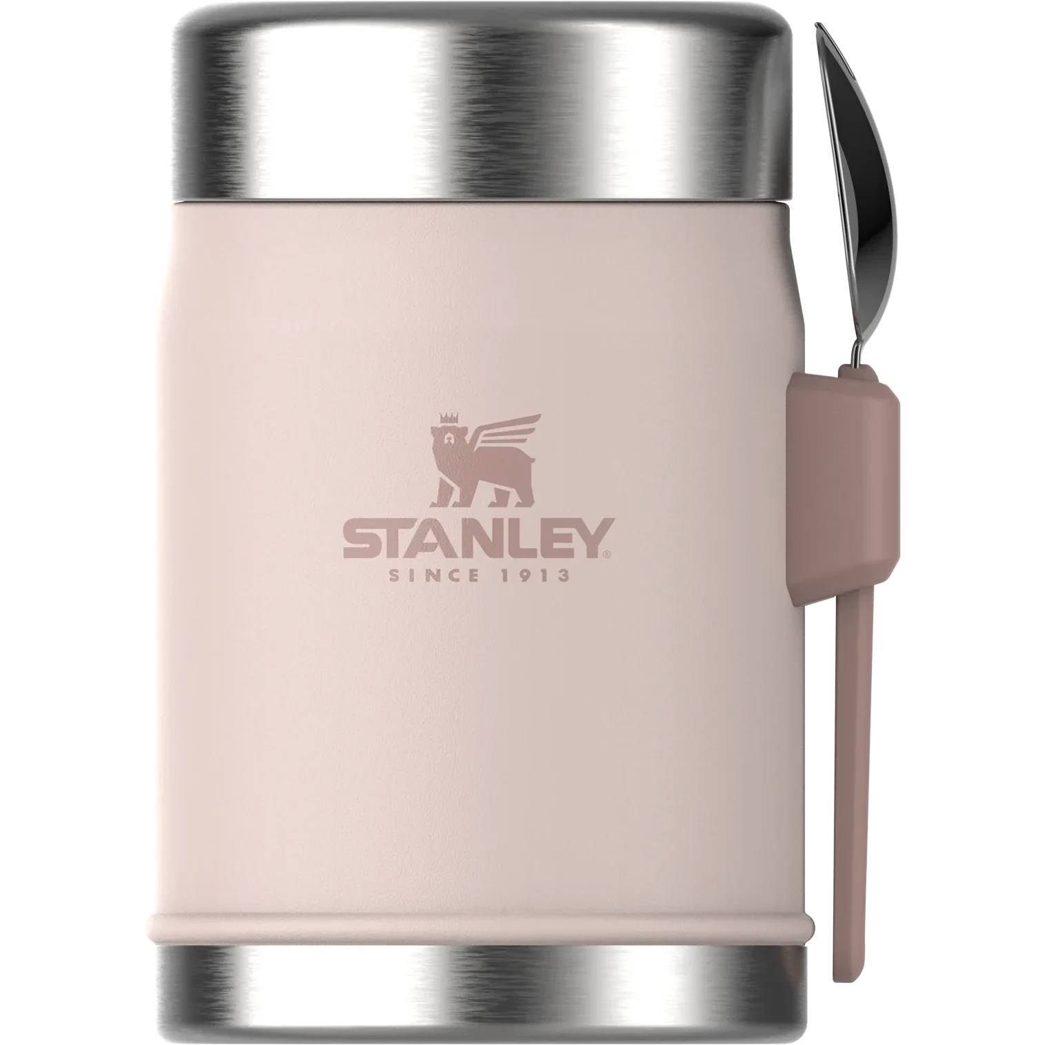 Stanley Classic Legendary Food Jar + Spork | 0.4L Rose Quartz
