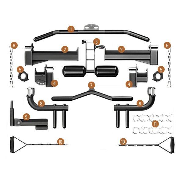 BRUTEforce UM2 FOLD Functional Trainer – Foldable All-in-One Home Gym