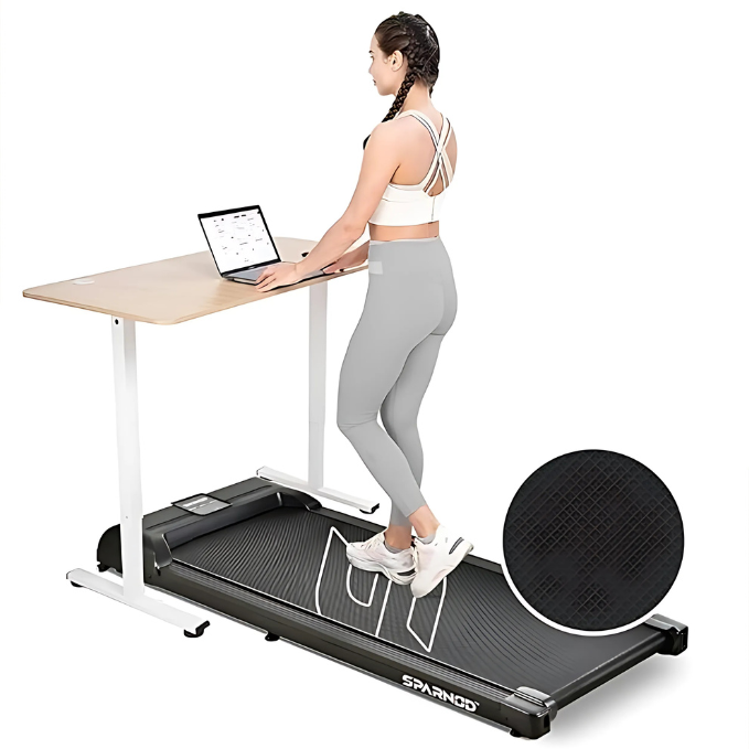 Sparnod Fitness, Walking Pad Treadmill for Home/Office, STH-3004