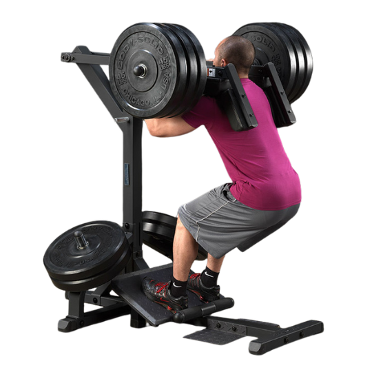 Body Solid GSCL360 Leverage Squat Calf Machine – Lower Body Strength Trainer