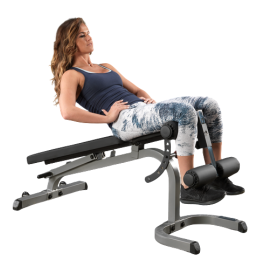 Body Solid GFID31 Flat Incline Decline Bench – FID Bench for Racks & Smith Machines
