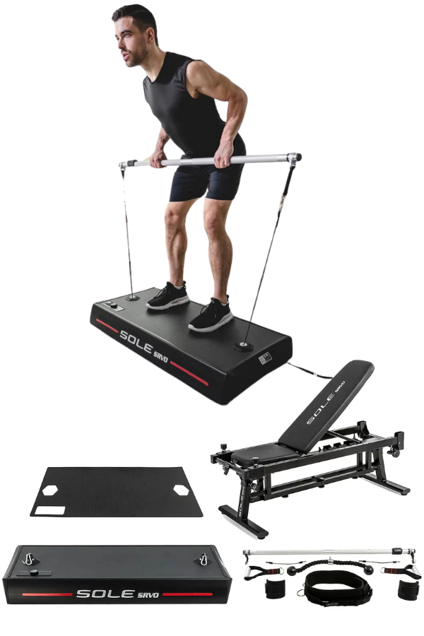 Combo | Sole Fitness SRVO Complete Strength Trainer Set With Bench (SR260 | SRB101)