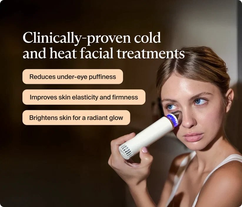 TheraFace Depuffing Wand | Hot & Cold Therapy for Dark Circles & Radiance