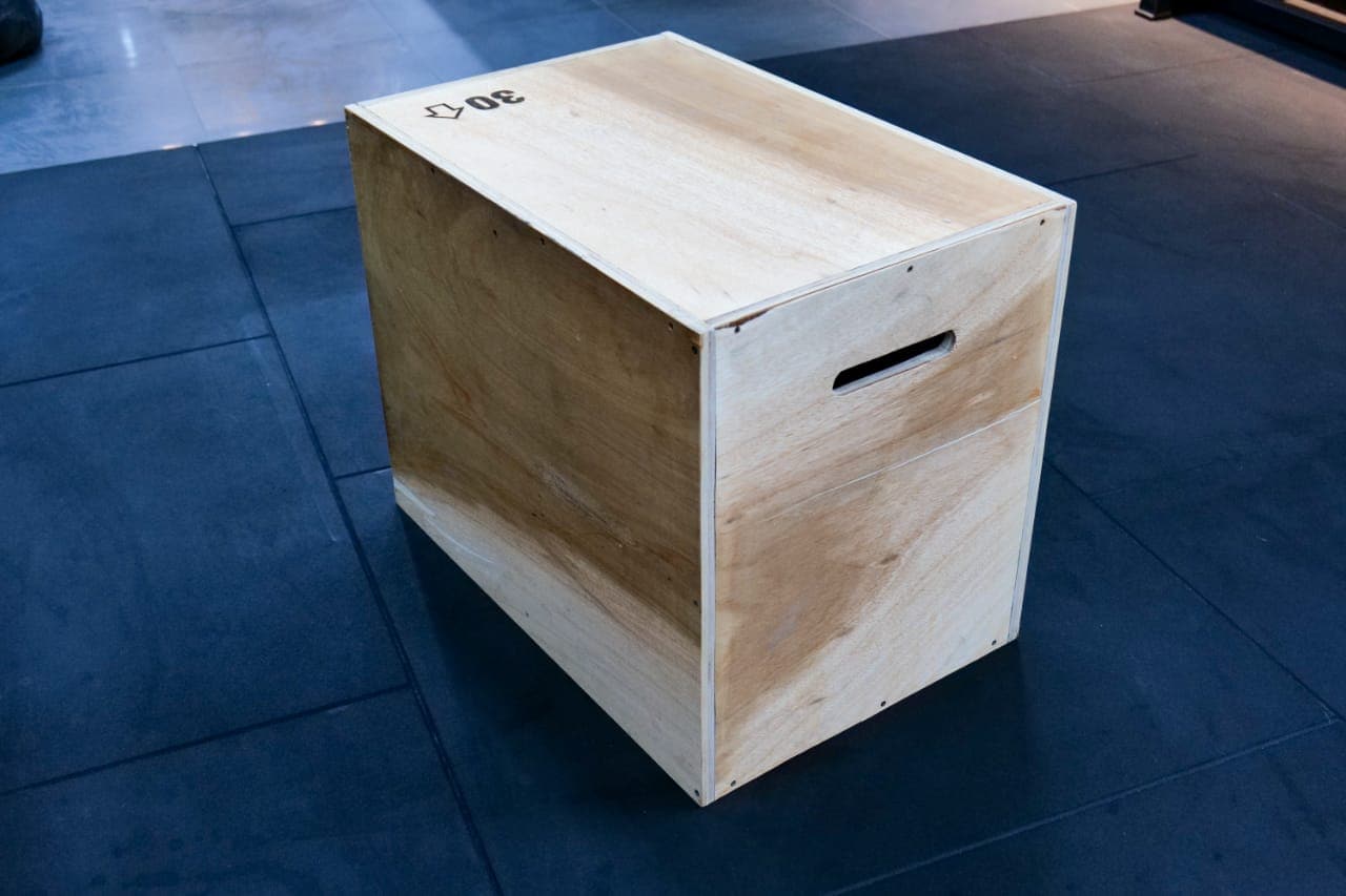 Liftdex Wooden Plyo Box: 3 Heights (20", 24", 30") | 30Kg | Uae Made | Strength Training