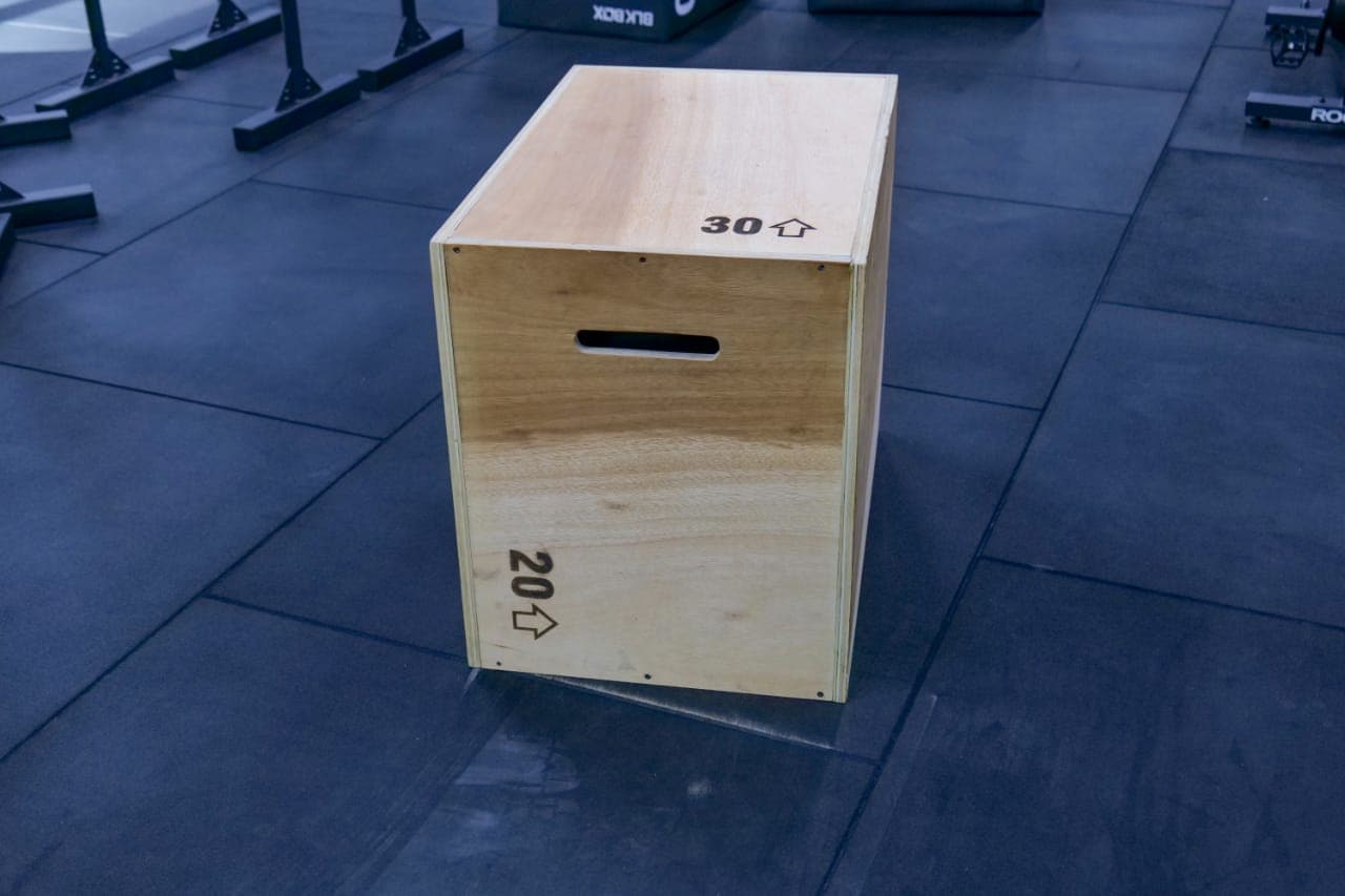 Liftdex Wooden Plyo Box: 3 Heights (20", 24", 30") | 30Kg | Uae Made | Strength Training