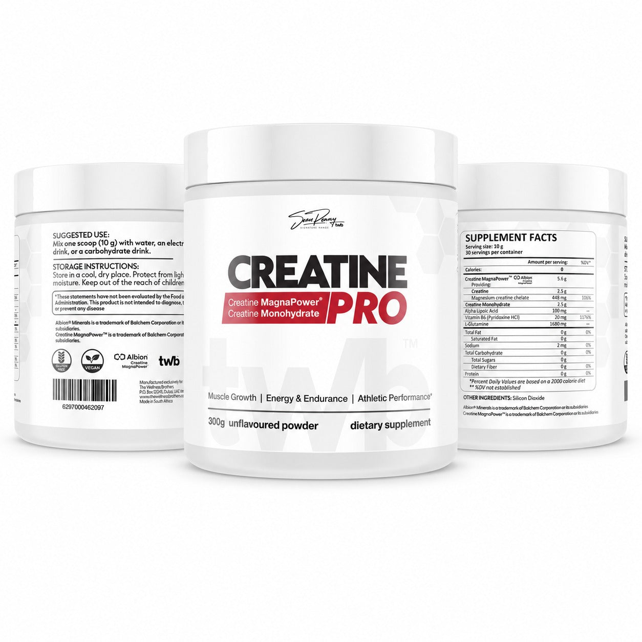 TWB Creatine Pro Powder | Cellular Energy, Strength, Recovery, Healthy Aging